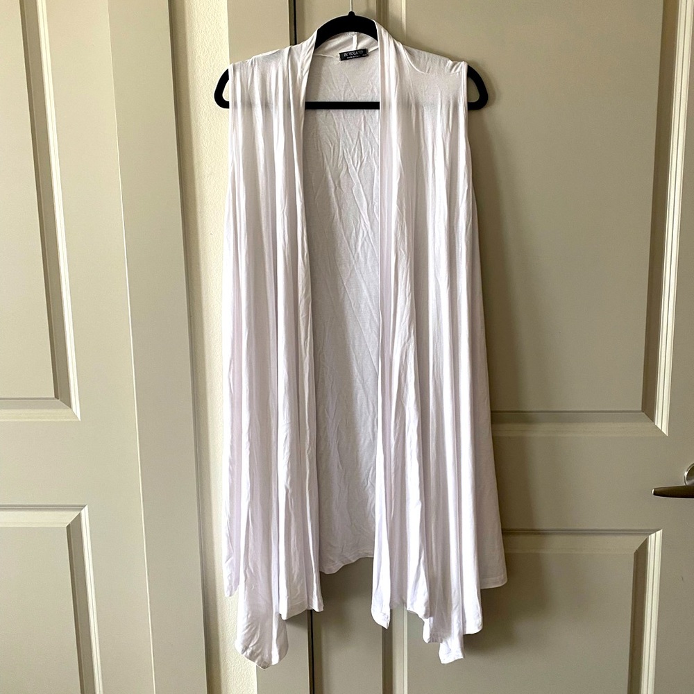 Open front cardigan vest - size 20